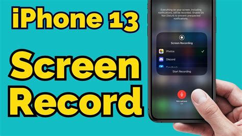 How to Screen Record on iPhone 13
