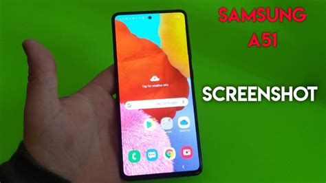 How to Screenshot on Samsung A51