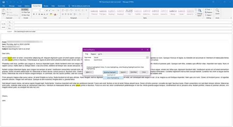 How to Search Inside a Message in Outlook