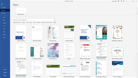 How to Search for Online Templates in Microsoft Word on Windows YouTube