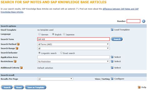 How to Search for SAP notes and SAP Knowledge Base Articles?