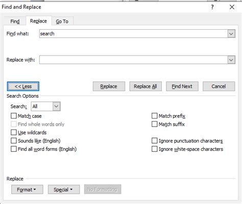 How to Search for Text in MS Word