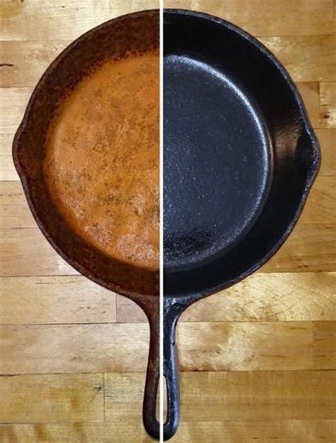 How to Season a Rusty Cast Iron Skillet - Cast Iron Cook