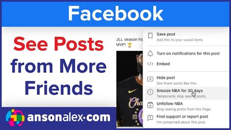 How to See More Friends Posts on Facebook