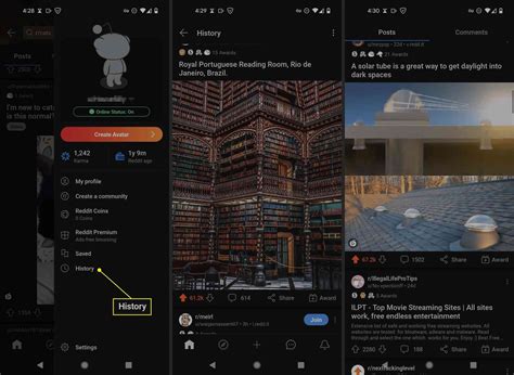 How to See Reddit Search History