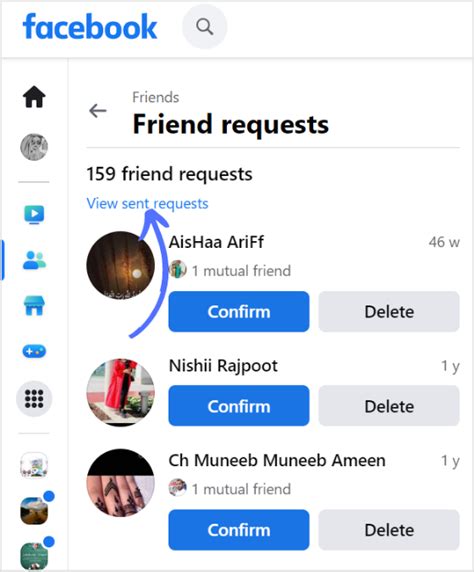How to See Sent Friend Requests on Facebook