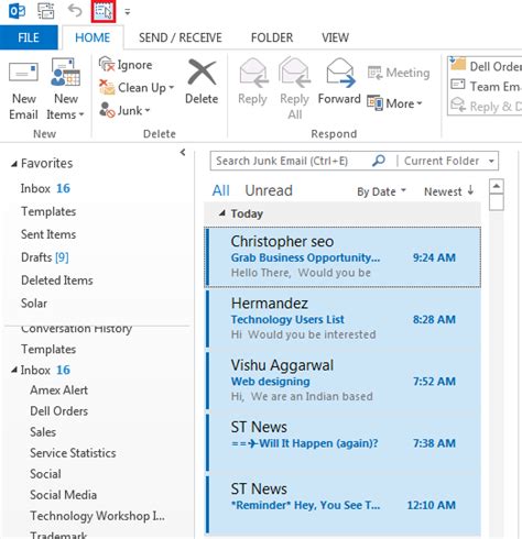 How to Select All Emails in Outlook