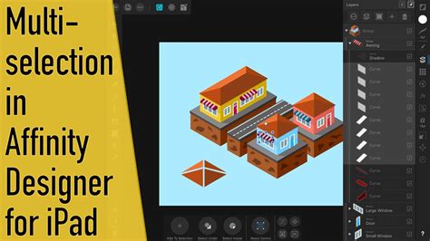 How to Select Multiple Objects in Affinity Designer for iPad YouTube