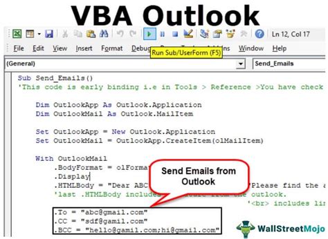 How to Send Emails from Outlook Using VBA Code?