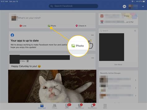 How to Send Photos to Facebook From iPad