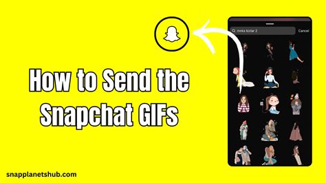 How to Send Snapchat GIFs