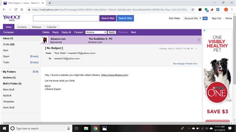How to Send a Web Page Link With Yahoo Mail