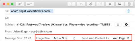 How to Send a Web Page With the Mac s Email Program