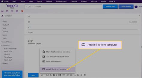 How to Send an Attachment With Yahoo Mail