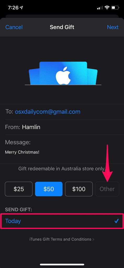 How to Send an iPhone or iPad App as a Gift
