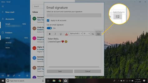 How to Set Up Email Signatures in Mail for Windows 10