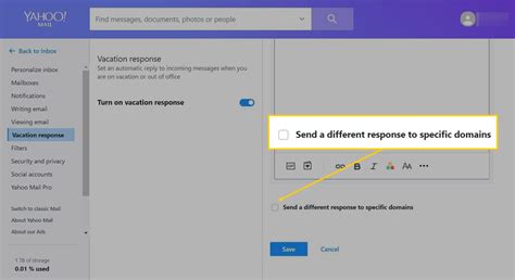 How to Set Up Yahoo Mail Auto Reply