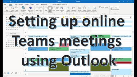 How to Set Up a Teams Meeting in Outlook