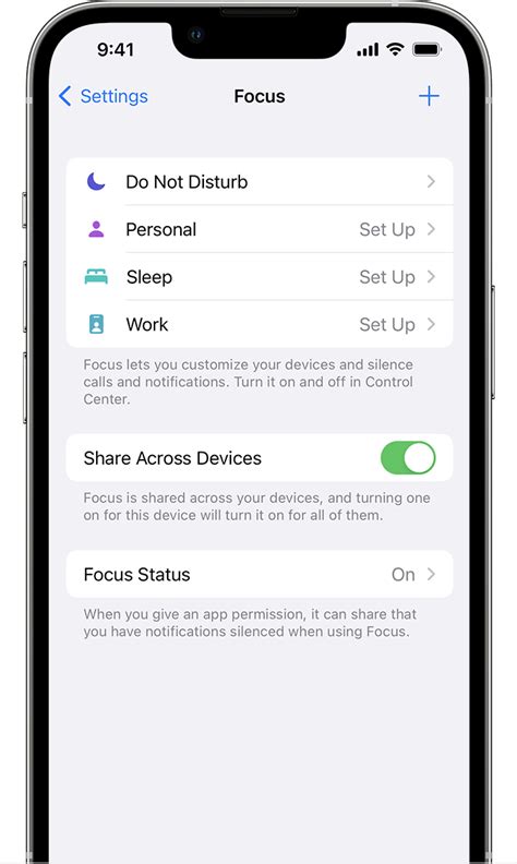 How to Set Up and Use Focus Mode on iPhone and Apple Watch