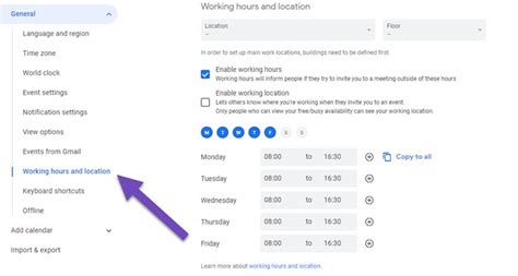 How to Set Your Working Location in Google Calendar GadgetAny