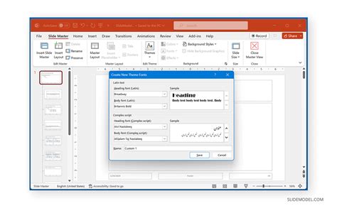 How to Set a Default Font in PowerPoint 2019 How to Change the