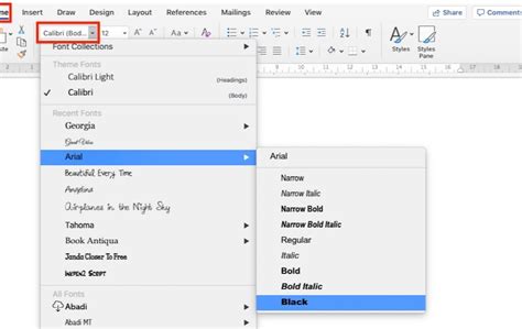 How to Set a Default Font in Word 2019 for Mac Microsoft Office for