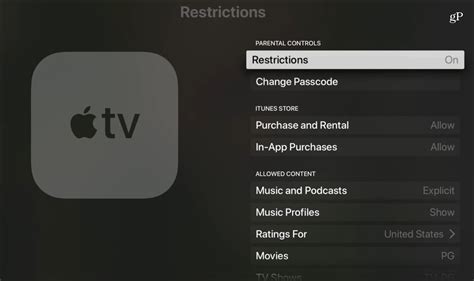How to Set and Use Apple TV Parental Controls