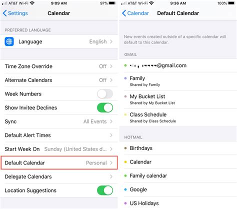 How to Set the Default iPhone Calendar