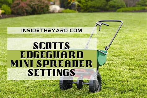 How to Set the Pounds Per Square Foot Setting on the Scotts EdgeGuard