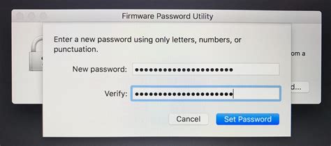 How to Set up the Firmware Password on Your Mac