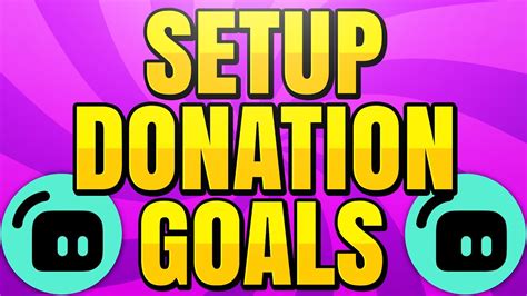 How to Setup Stream Donation Goals with Streamlabs YouTube.