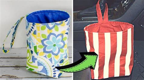 How to Sew a Car Trash Bag - My Frugal Home