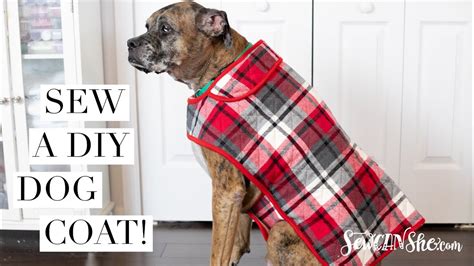 How to Sew a Dog Coat Pattern and Assembly YouTube