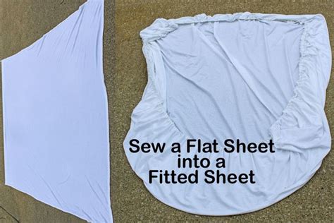 How to Sew a Fitted Sheet from a Flat Sheet Tutorial Need another
