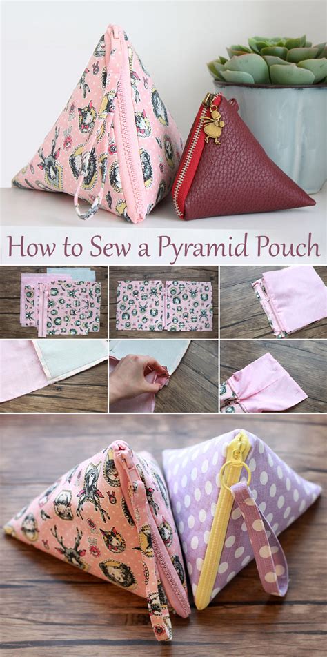 How to Sew a Pyramid Pouch DIY Tutorial Ideas!