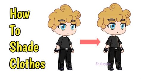 How to Shade clothes - Gacha Club - YouTube