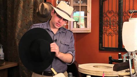 How to Shape a Cowboy Hat... - YouTube