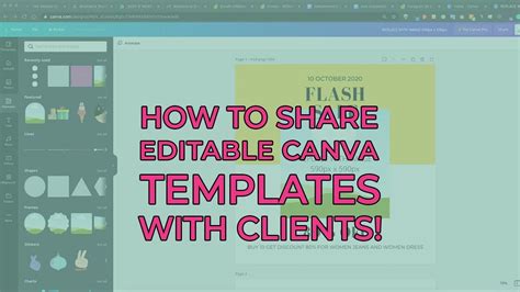 How to Share Canva Templates with Clients YouTube