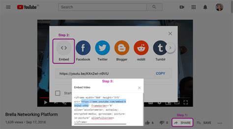 How to Share Embed and Link YouTube Videos
