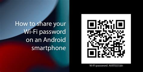 How to Share Your Wi Fi Password on Android