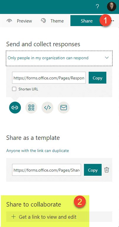 How to Share a Microsoft Form
