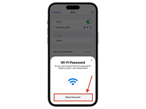 How to Share a Wi Fi Password From iPhone to Android