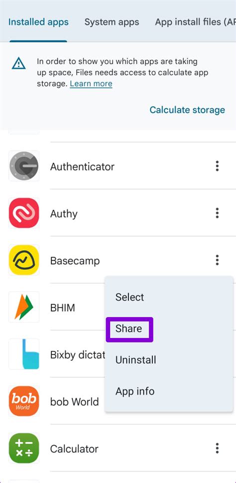 How to Share an App on Android