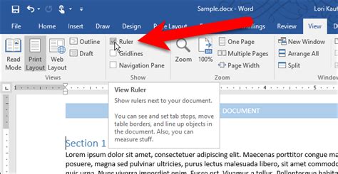 How to Show Ruler in Word Display Ruler in Word Show and Hide Ruler