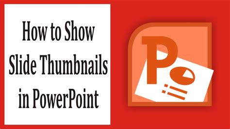 How to Show Slide Thumbnails in PowerPoint 16 YouTube