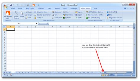 How to Show more sheettabs in Excel ASAP Utilities Blog