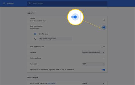 How to Show the Home Button in Google Chrome