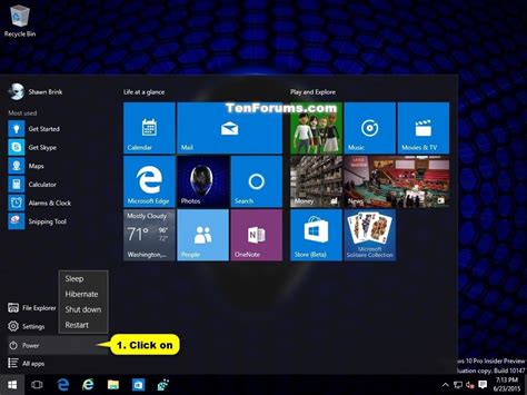 How to Shut Down Windows 10
