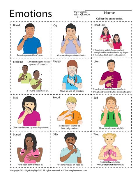 How to Sign Feelings and Emotions in American Sign Language