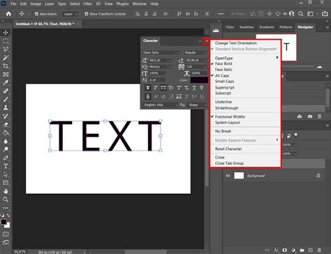 How to Simulate Bold and Italics in Photoshop